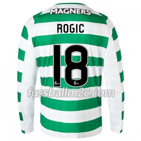Fußballtrikots Celtic Glasgow Rogic 18 Heim Trikotsatz 2018-2019 Langarm